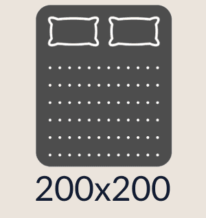 Dekbed 200x200