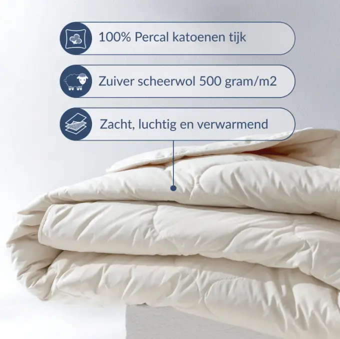 Texels Wol dekbed eigenschappen