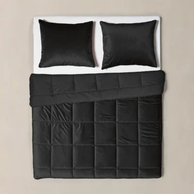 Lazy Velvet zwart dekbed