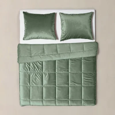 Lazy Velvet Green dekbed