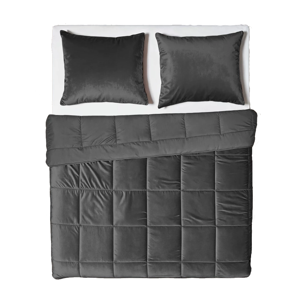 Velvet dekbed zonder overtrek